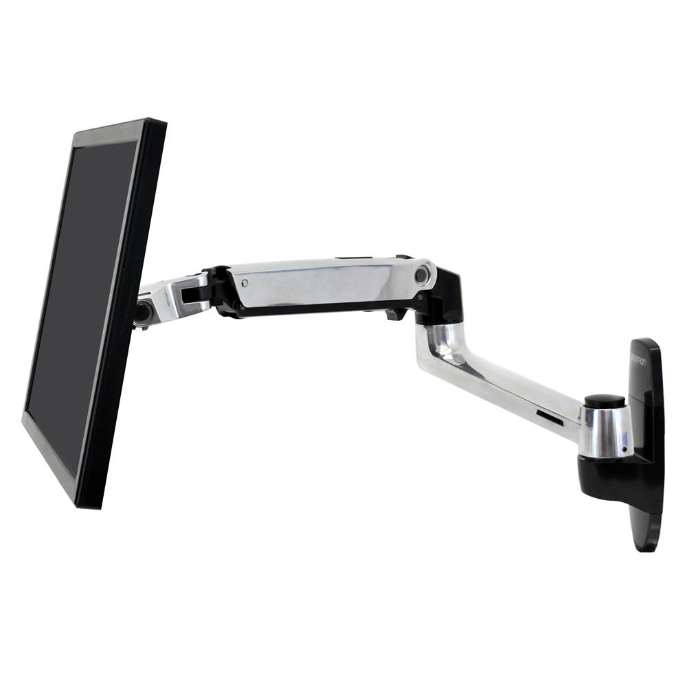 Ergotron - LX Wall Monitor Arm - uchwyt ścienny do monitora (polerowane aluminium)
