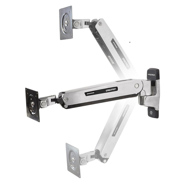 Ergotron - Interactive Arm - uchwyt ścienny do monitora (polerowane aluminium)