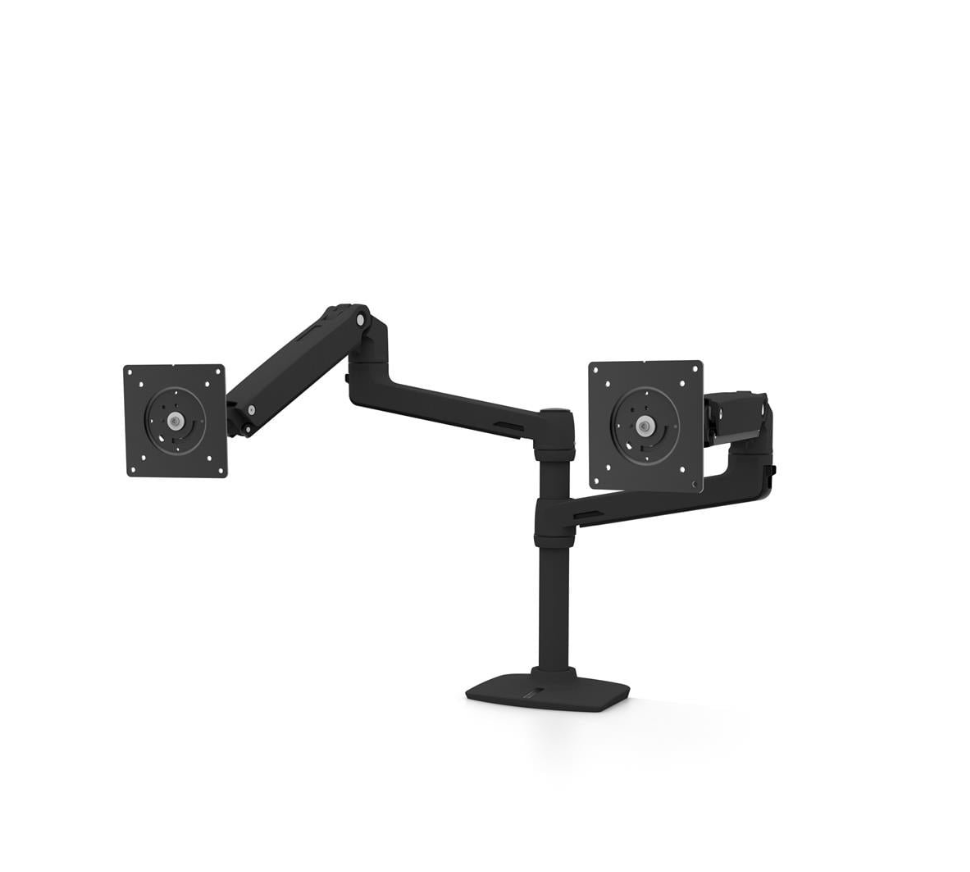 Ergotron – LX Dual Stacking Arm – uchwyt biurkowy dla dwóch monitorów Czarny
