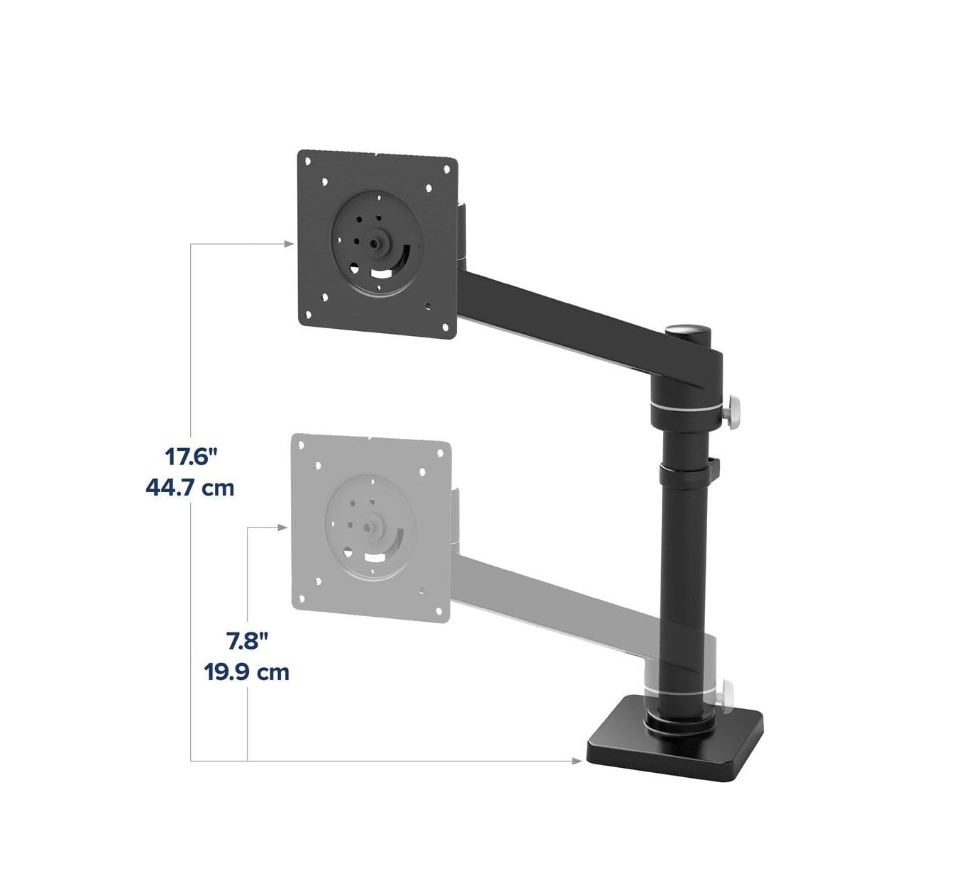 Ergotron – NX Monitor Arm – uchwyt biurkowy do monitora Czarny