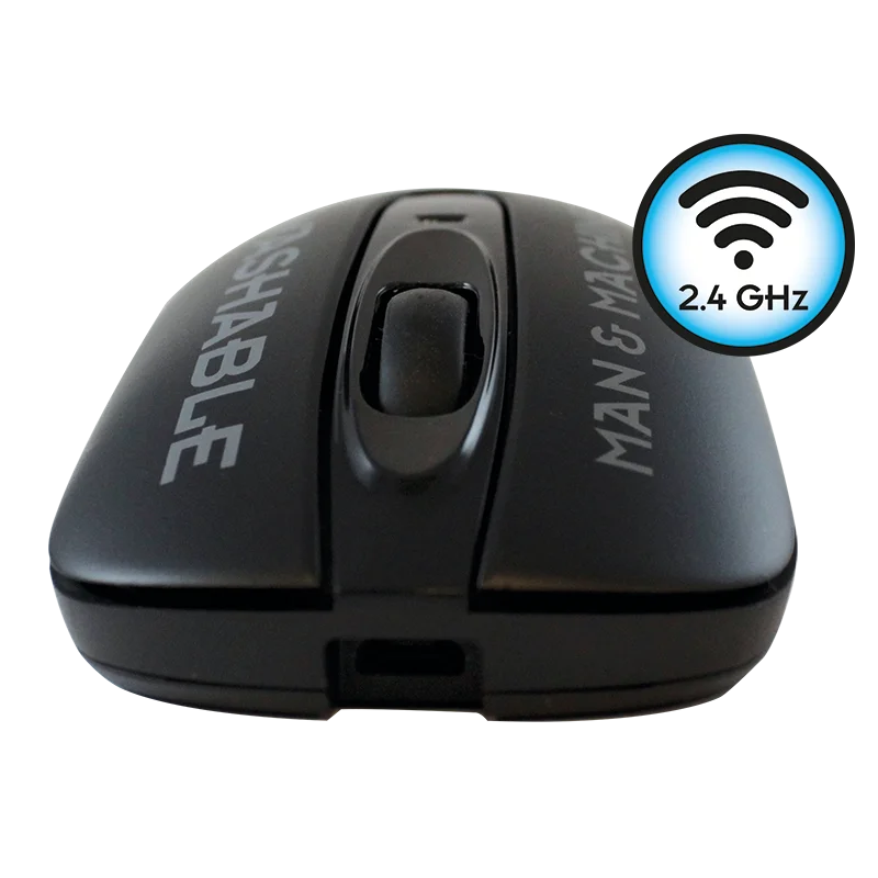 Man&Machine C-Mouse Wireless - medyczna, dezynfekowalna mysz bezprzewodowa (czarna)
