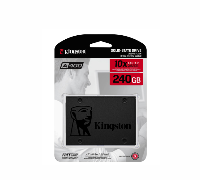 Dysk SSD Kingston SA400S37, 240 GB, 2.5″, SATA III