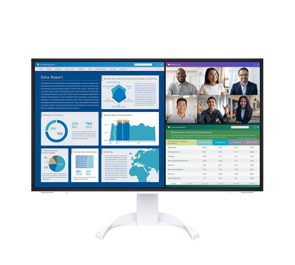 Monitor Eizo FlexScan EV3240X-WT (Biały)