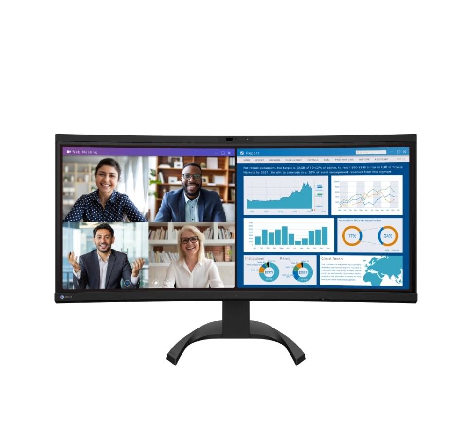 Monitor Eizo FlexScan EV3450XC-BK (Czarny)