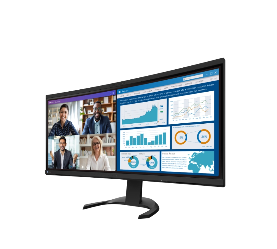 Monitor Eizo FlexScan EV3450XC-BK (Czarny)