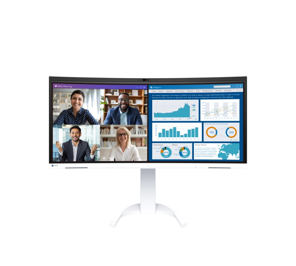 Monitor Eizo FlexScan EV3450XC-WT (Biały)