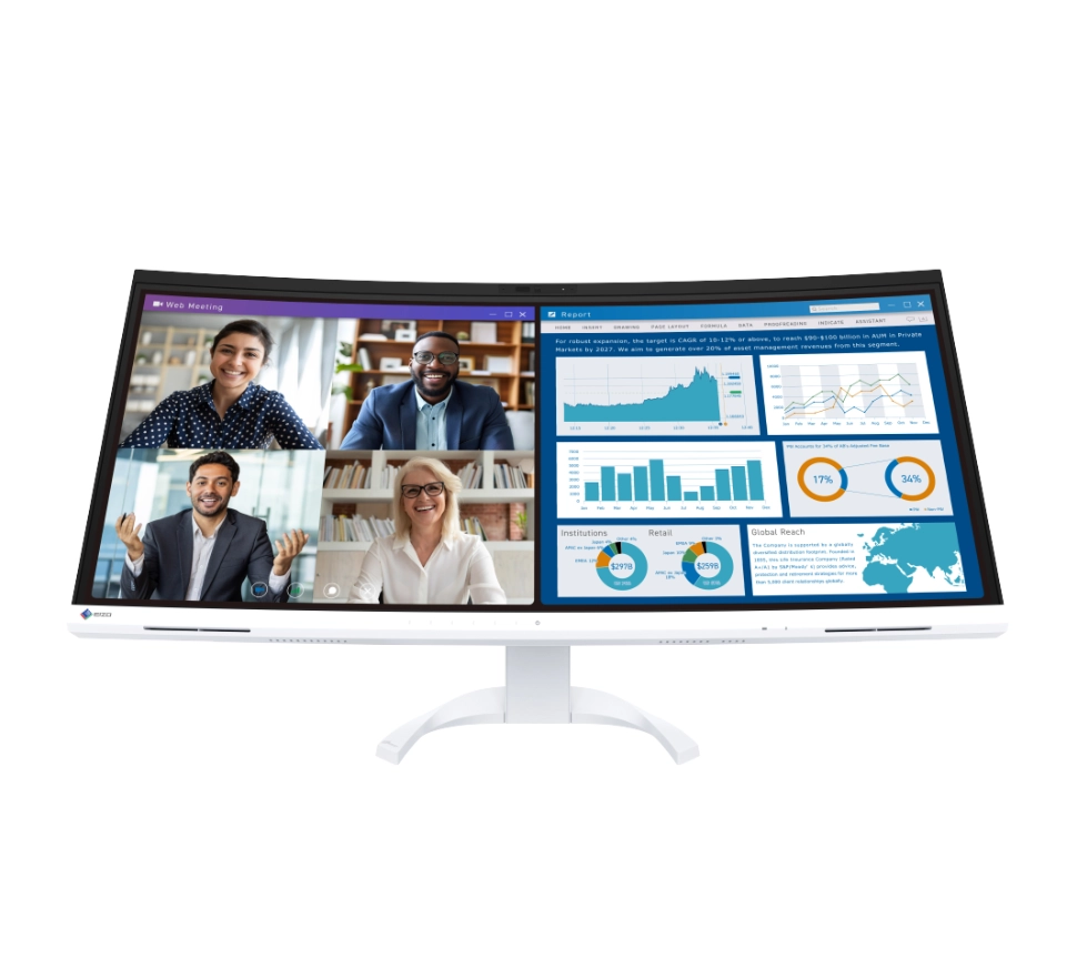 Monitor Eizo FlexScan EV3450XC-WT (Biały)