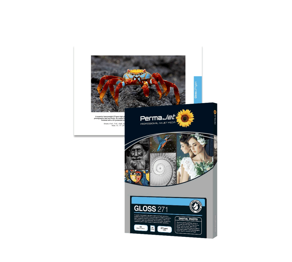 Papier fotograficzny PermaJet Gloss 271 6”x4” (10,16 x 15,24 cm) 100 ark