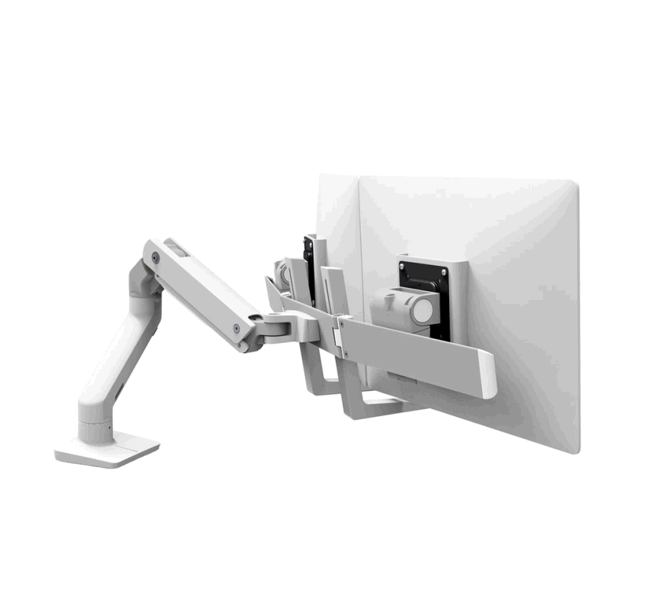 Ergotron - HX Desk Dual Monitor Arm - uchwyt biurkowy na dwa monitory (biały)