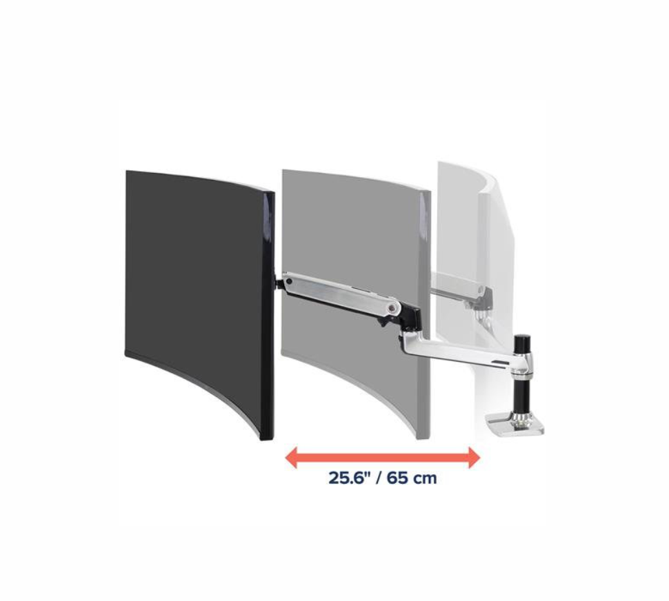 Ergotron – LX Desk Monitor Arm – uchwyt biurkowy do monitora (polerowane aluminium)
