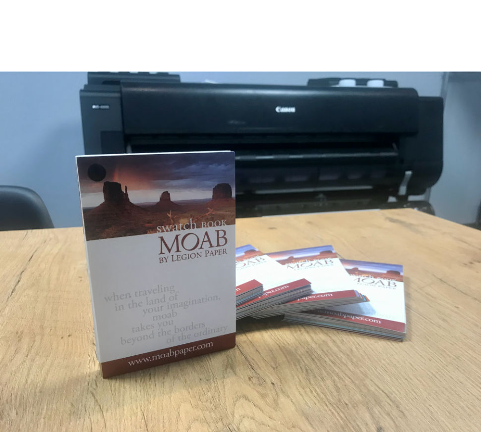 MOAB – wzornik papierów (swatch book)