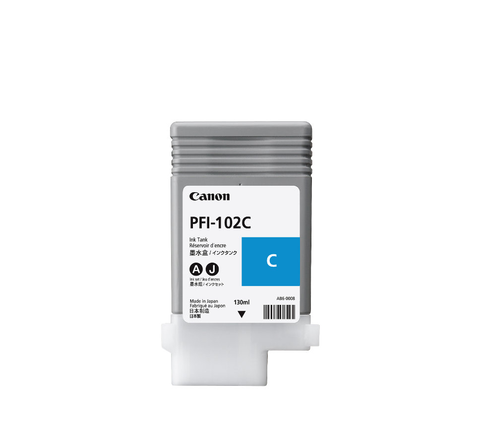 Canon Tusz PFI-102C Cyan