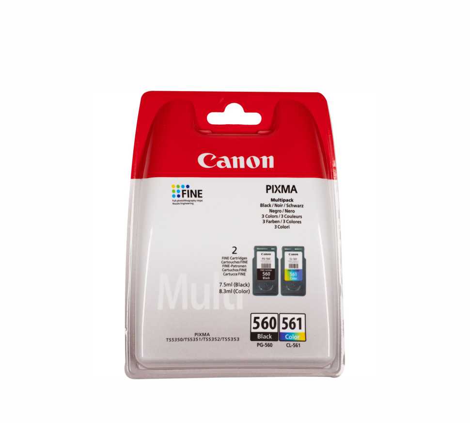 Atrament Canon PG-560 / CL-561 Multi Pack Black&Colour