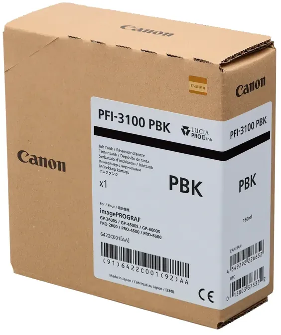 Canon Tusz PFI-3100PBK Photo Black