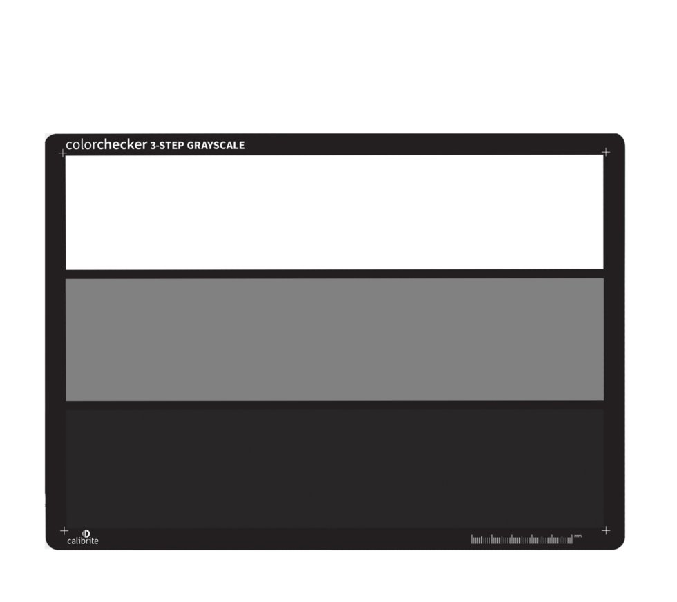 Calibrite ColorChecker 3-Step Grayscale