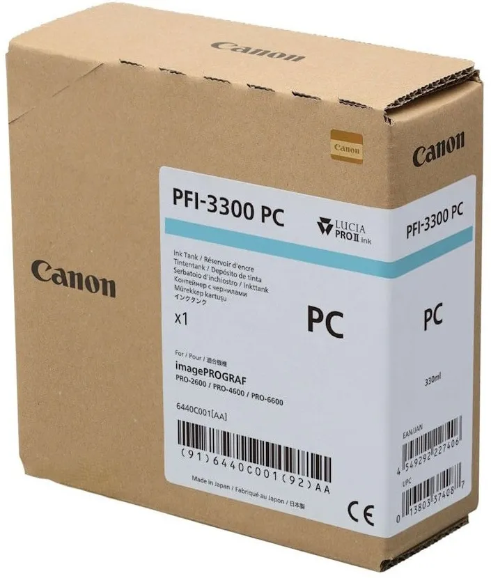 Canon Tusz PFI-3300PC Photo Cyan