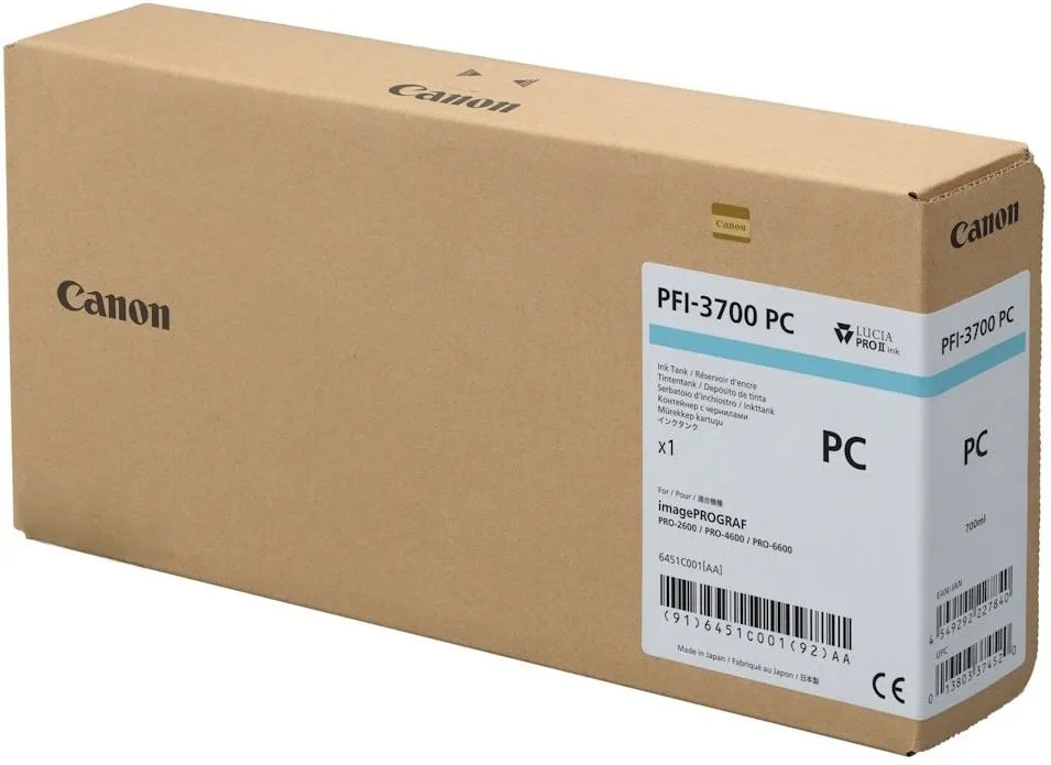 Canon Tusz PFI-3700PC Photo Cyan