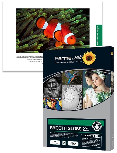 Papier fotograficzny PermaJet Smooth Gloss 280 (A3) 50 arkuszy