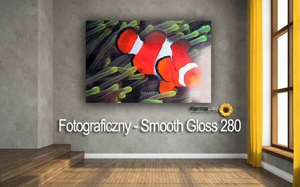 Rolka 44″ (111,8 cm na 30 m) papier fotograficzny PermaJet Smooth Gloss 280