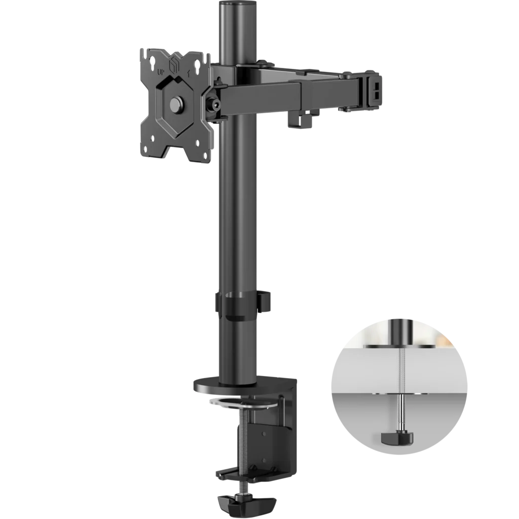 Onkron – Uchwyt biurkowy do monitora 13″-34″, czarny D121E