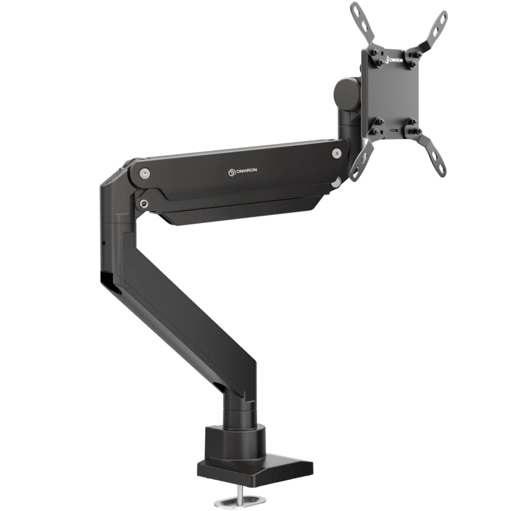 Onkron – Uchwyt biurkowy do monitora 17″–57″, czarny G130