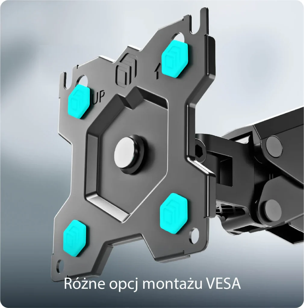 Onkron – Uchwyt biurkowy do monitora 13″-34″, czarny G75