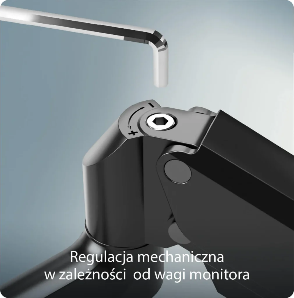 Onkron – Uchwyt biurkowy do monitora 13″-34″, czarny G75