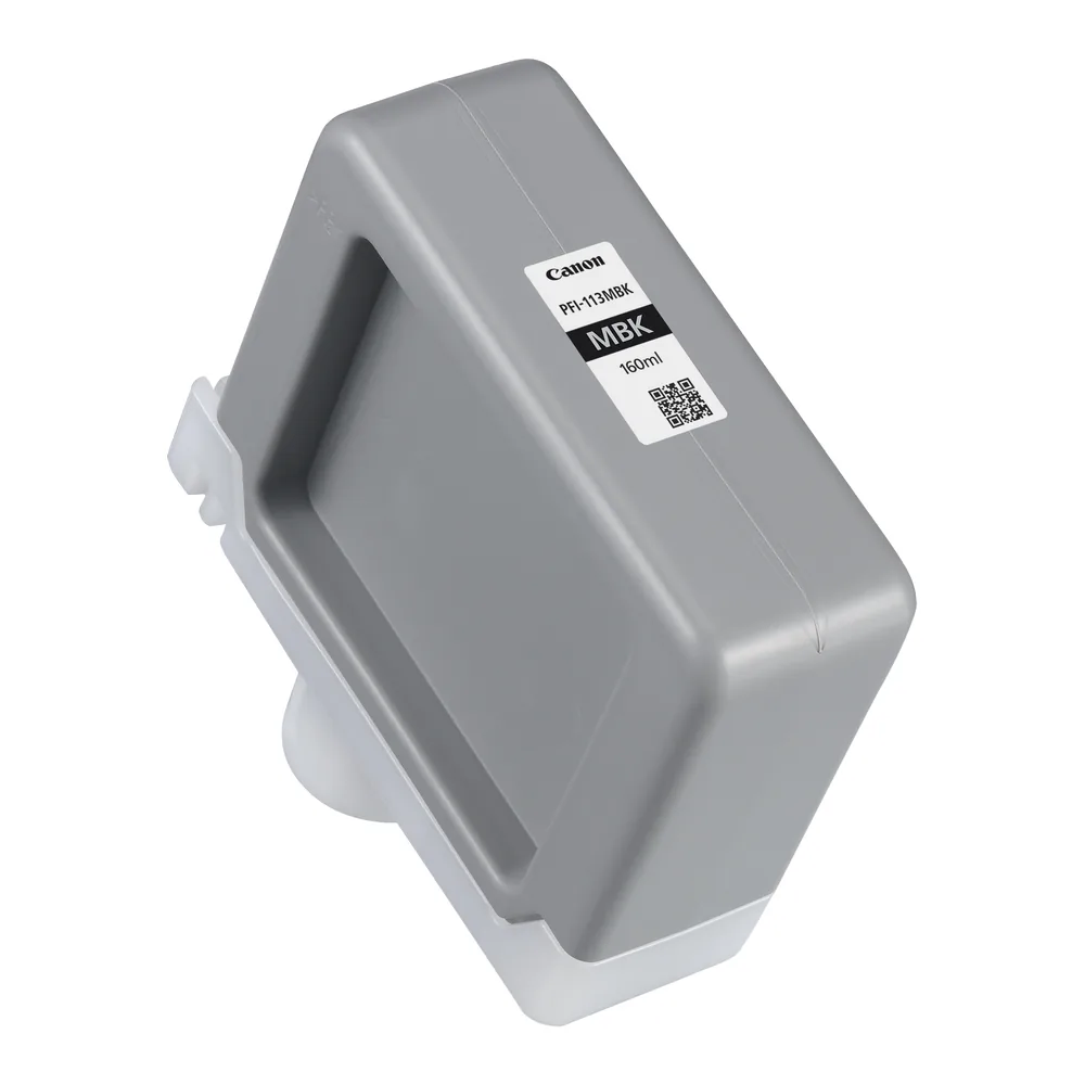Tusz Canon PFI-113MBK Matte Black 160 ml (CF7521C001AA) – czarny matowy – oryginalne opakowanie atramentu do plotera Canon imagePROGRAF TX-3300, TX-3310, TX-4300, TX-4310