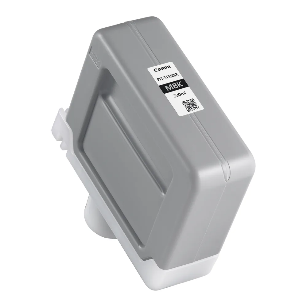 Tusz Canon PFI-313MBK Matte Black 330 ml (CF7520C001AA) – czarny matowy – oryginalne opakowanie atramentu do plotera Canon imagePROGRAF TX-3300, TX-3310, TX-4300, TX-4310