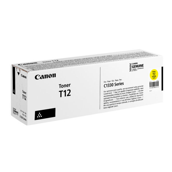 Oryginalny toner Canon T12 Yellow 5095C006 – żółty