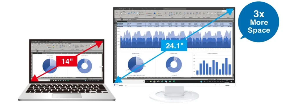 Monitor EIZO FlexScan EV2410R-WT (biały)