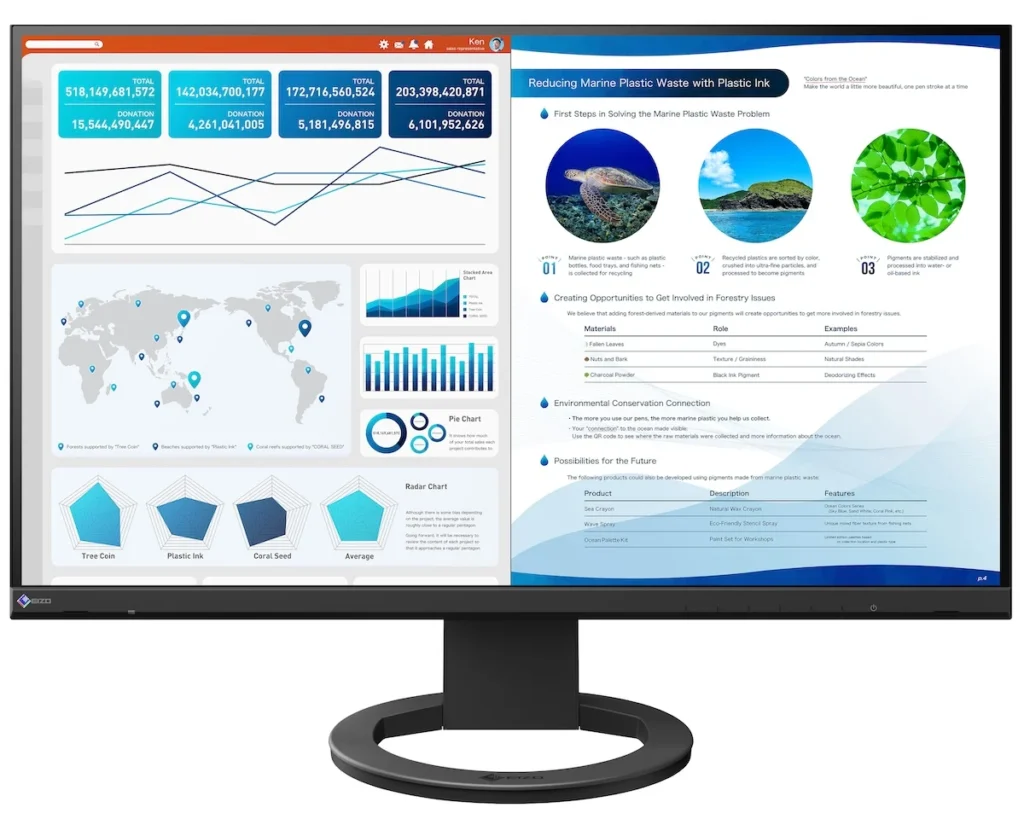 Monitor EIZO FlexScan EV2740S-BK (czarny)