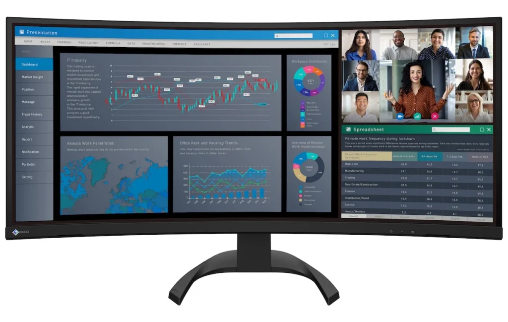 Monitor EIZO FlexScan EV3851X-BK (czarny)