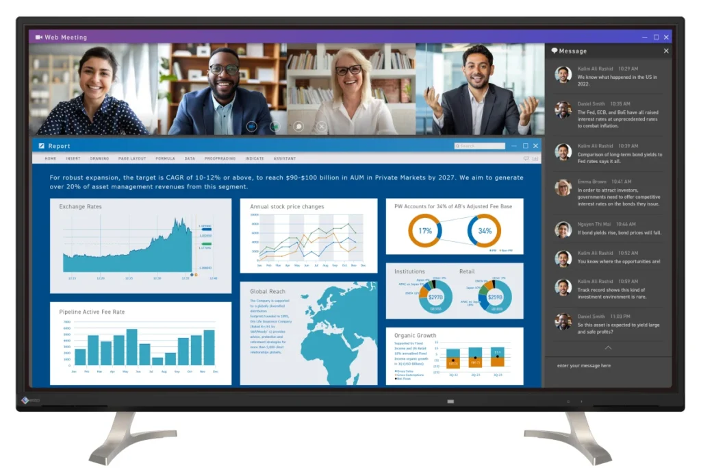 Monitor EIZO FlexScan EV4340X-BK (czarny)
