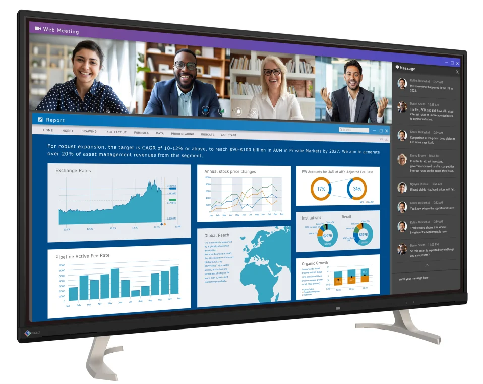 Monitor EIZO FlexScan EV4340X-BK (czarny)