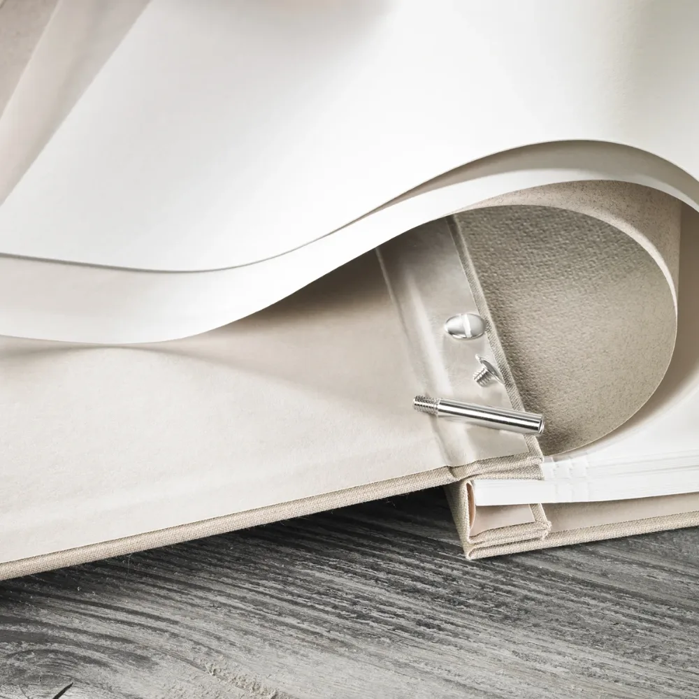 Hahnemühle Linen Album – okładka Light Sand Grey A3