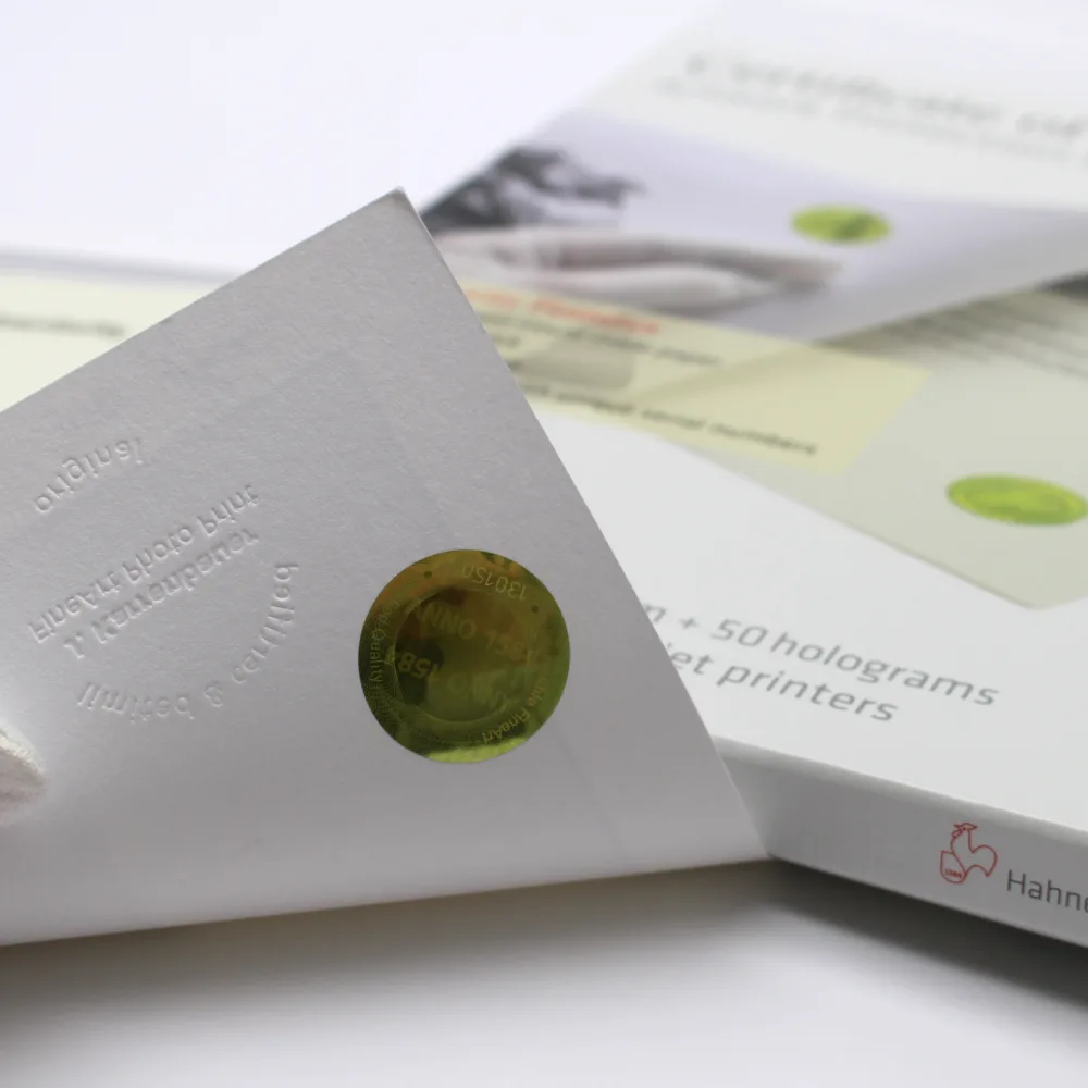 Hahnemühle Certyfikat Autentyczności A4 (25 certyfikatów + 50 hologramów)