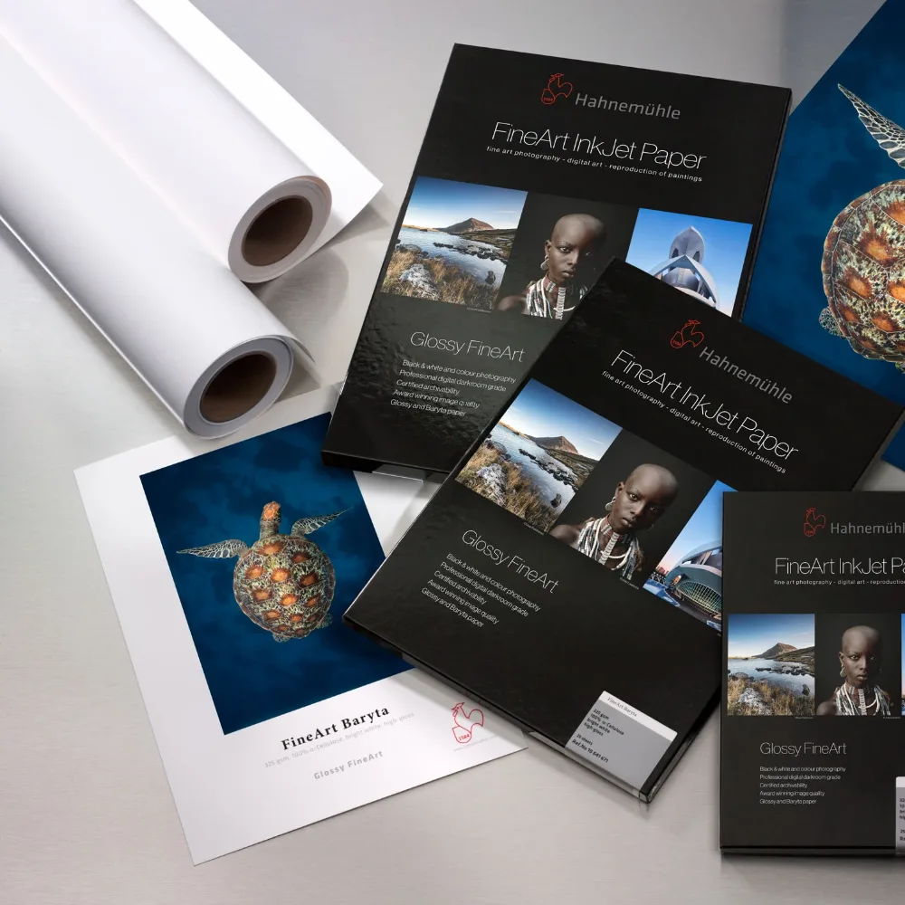 Rolka i wydruki na papierze Hahnemühle FineArt Baryta 325 g/m²