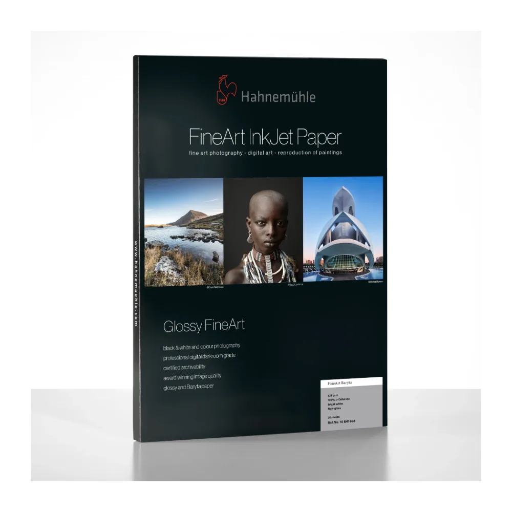 Papier Hahnemühle FineArt Baryta 325 g/m² – oryginalne opakowanie Hahnemühle