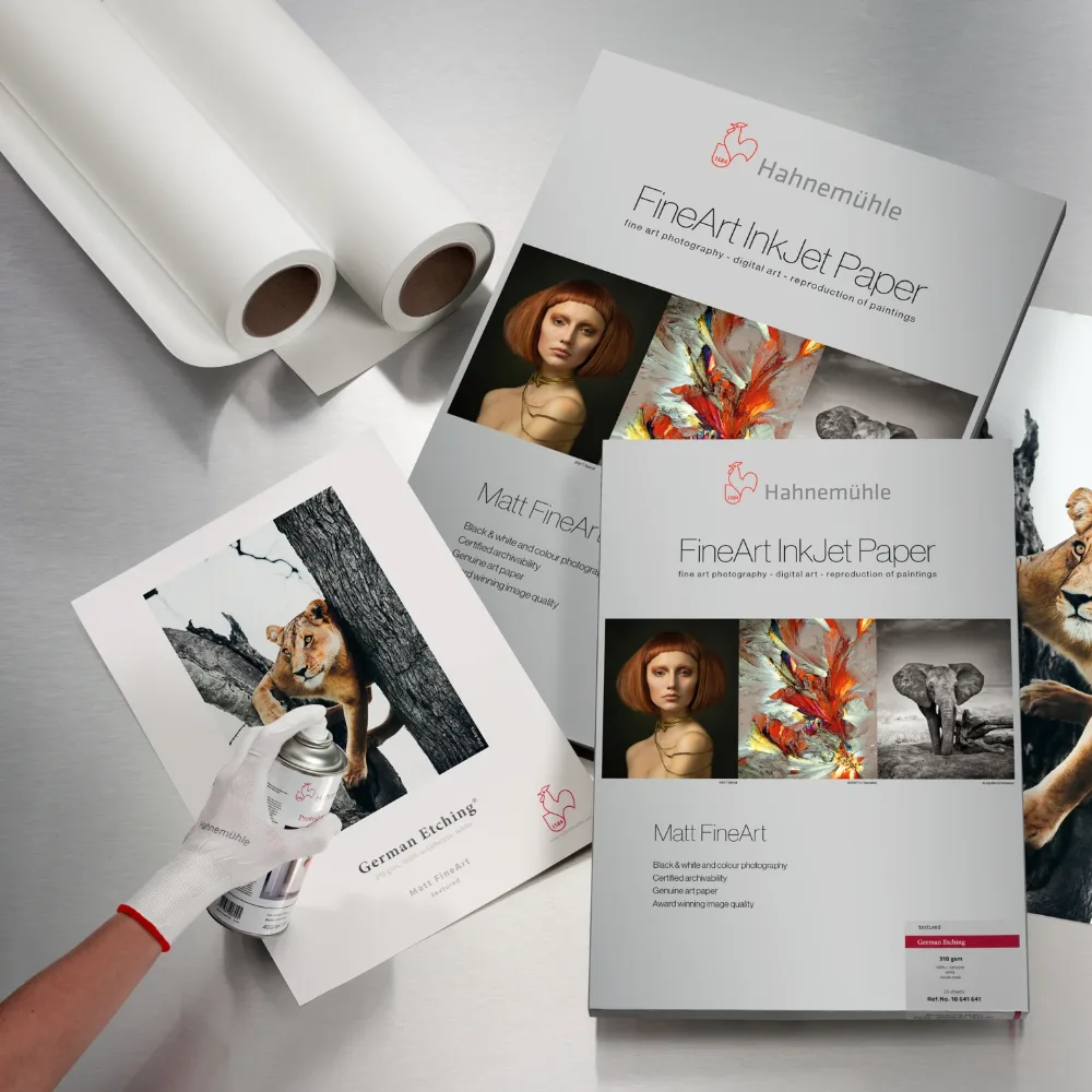 Rolka i wydruki na papierze Hahnemühle German Etching 310 g/m²
