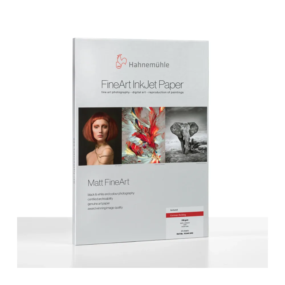 Papier Hahnemühle German Etching 310 g/m² – oryginalne opakowanie Hahnemühle