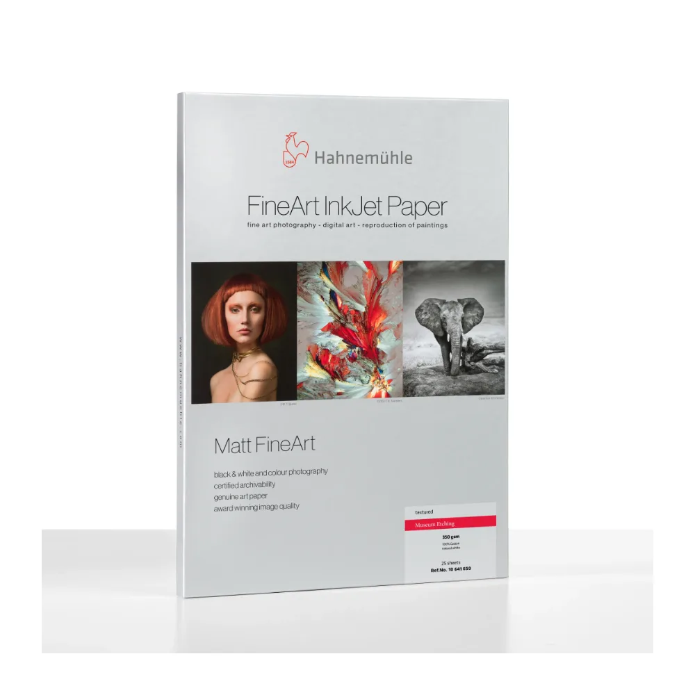Papier Hahnemühle Museum Etching 350 g/m² – oryginalne opakowanie Hahnemühle