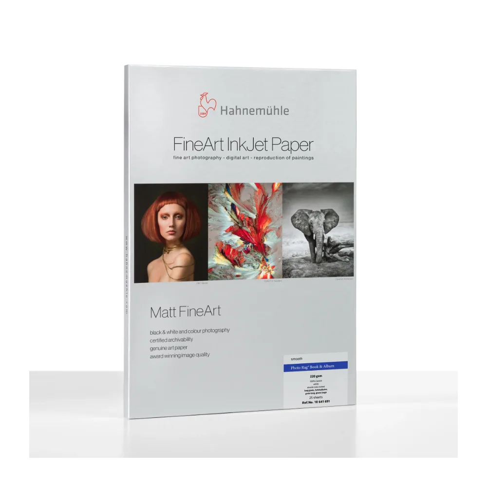 Papier Hahnemühle Photo Rag Book & Album 220 g/m² – oryginalne opakowanie Hahnemühle