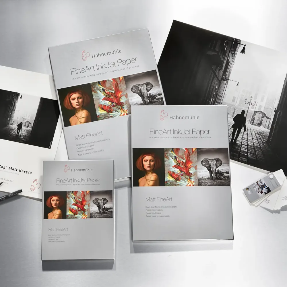 Wydruki na papierze Hahnemühle Photo Rag Matt Baryta 308 g/m²
