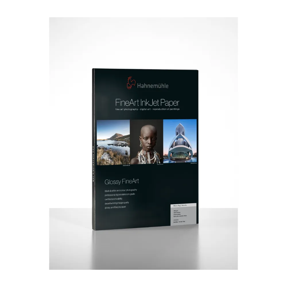 Papier Hahnemühle Photo Rag Metallic 340 g/m² – oryginalne opakowanie Hahnemühle