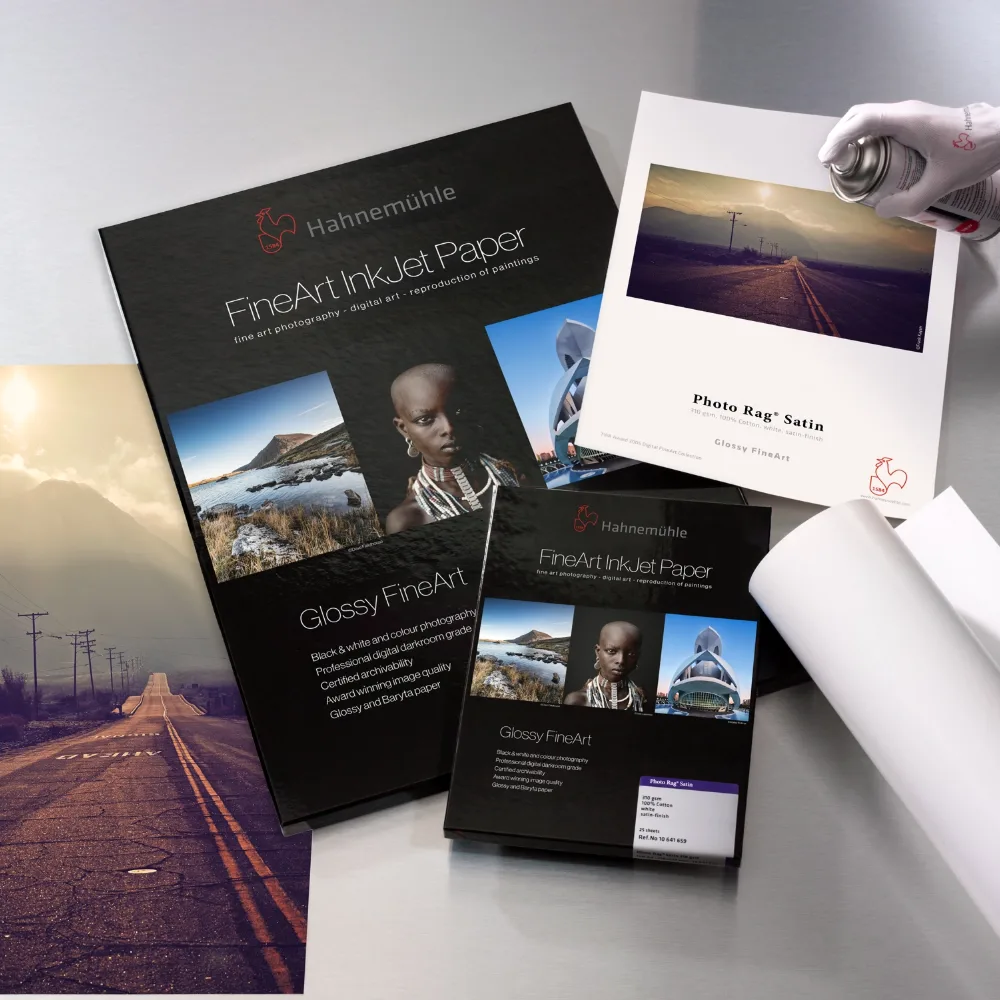 Hahnemühle Photo Rag Satin 310 44″ x 12 m (1118 mm)