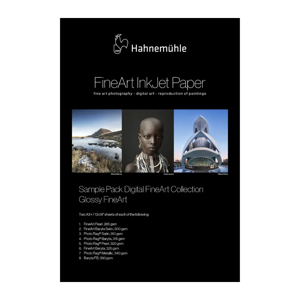 Zestaw próbek Hahnemühle Sample Pack Glossy FineArt