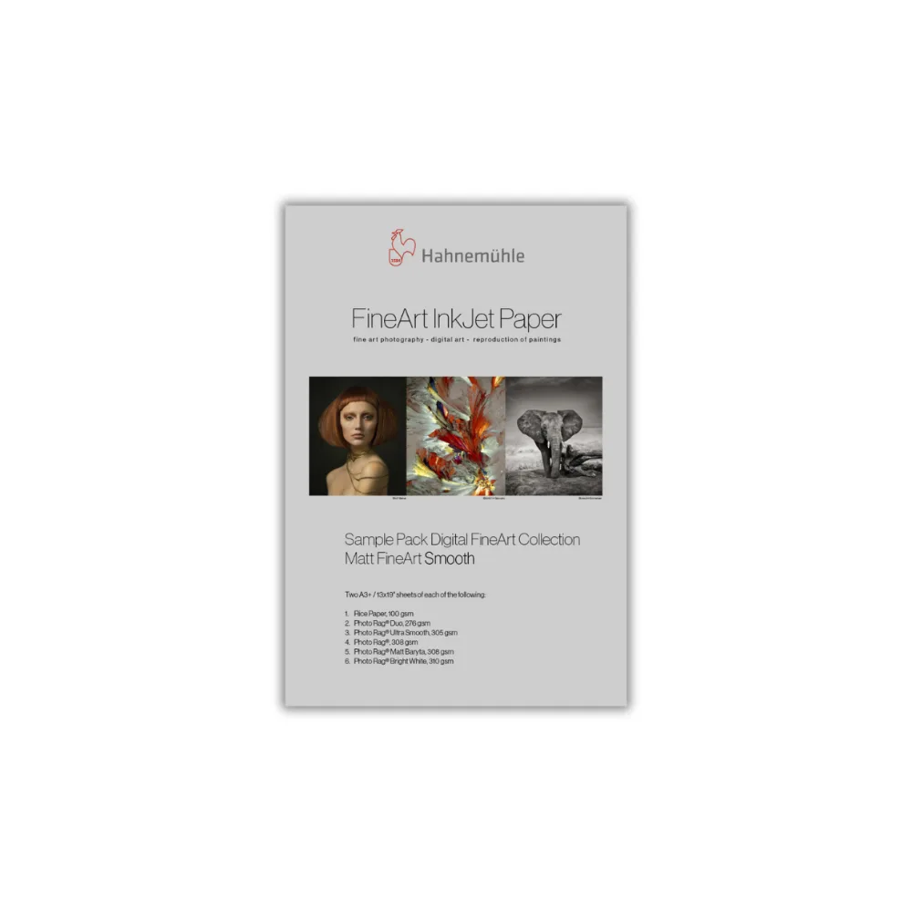 Hahnemühle Sample Pack Matt FineArt Smooth A4 – próbki papierów