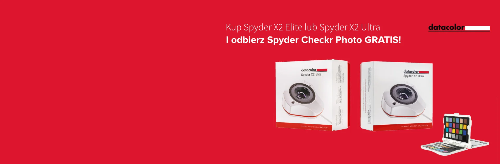 Kalibratory do monitorów Spyder X2 z promocją Spyder Checker Photo